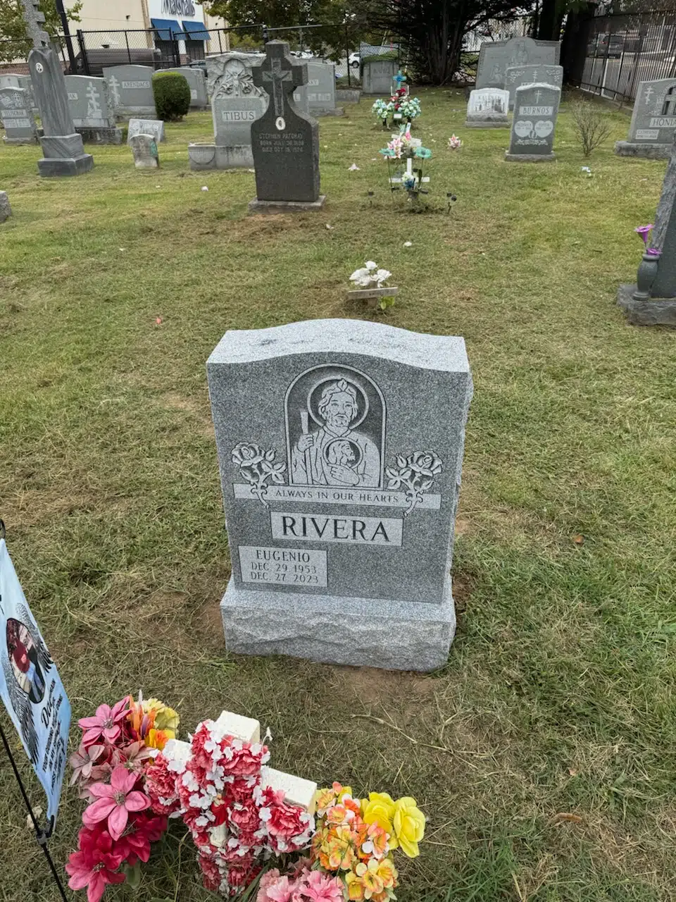 Granite Cemetery Headstone hand-carved by Cemetery Memorials in NJ — image 4